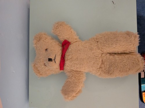 Old teddy bear - bear, lot
