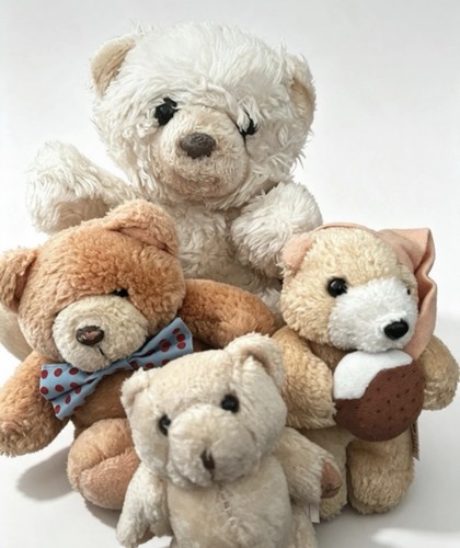 Job lot teddy bears - lot, 4