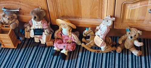 5pc brown teddy bear - teddy,