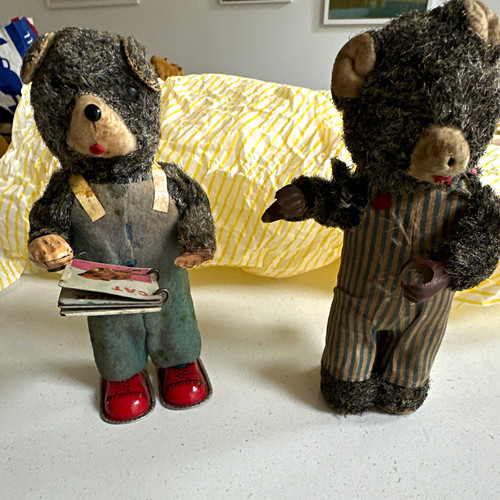 Plush teddy bear pair - plush,