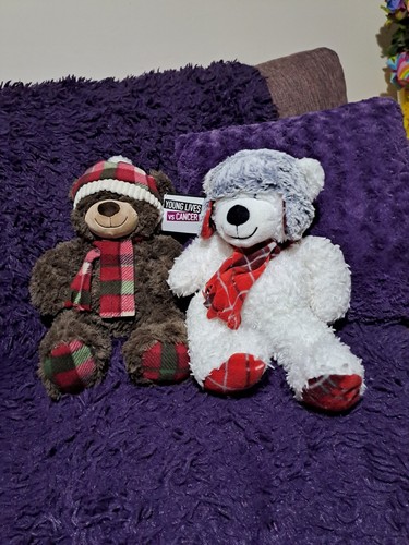 Plush teddy bears lot - 2,