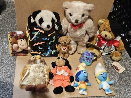 10x vintage teddies with tags