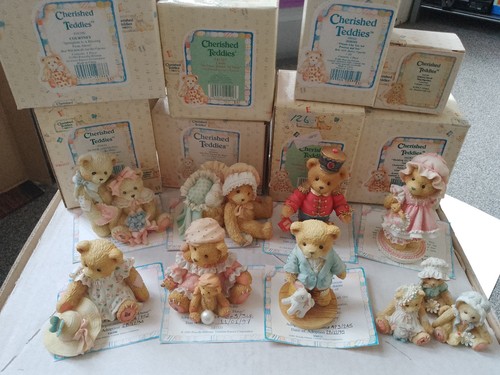 Cherished teddies lot 7 - lot, of