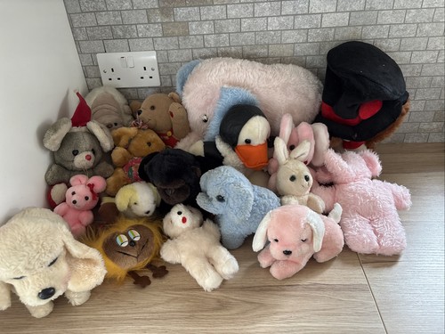 Job lot vintage teddy plush - job,